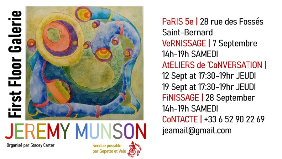 Exposition des oeuvres d'art de Jeremy Munson
