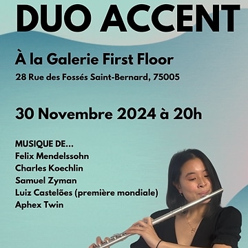 Concert 30 novembre Duo Accent