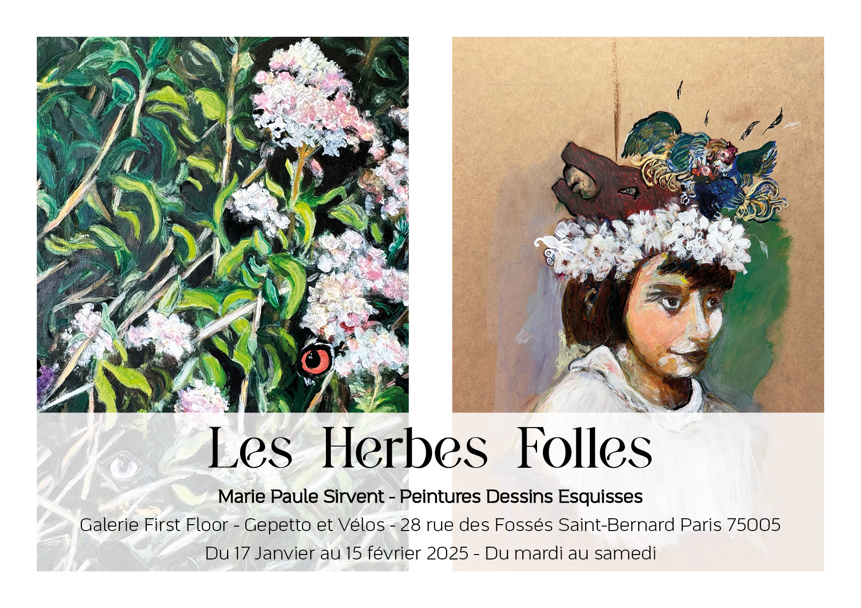 Exposition et Vernissage "Les Herbes Folles"
