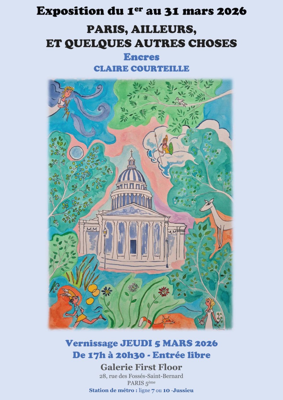 Exposition d'encres de Claire Courteille
